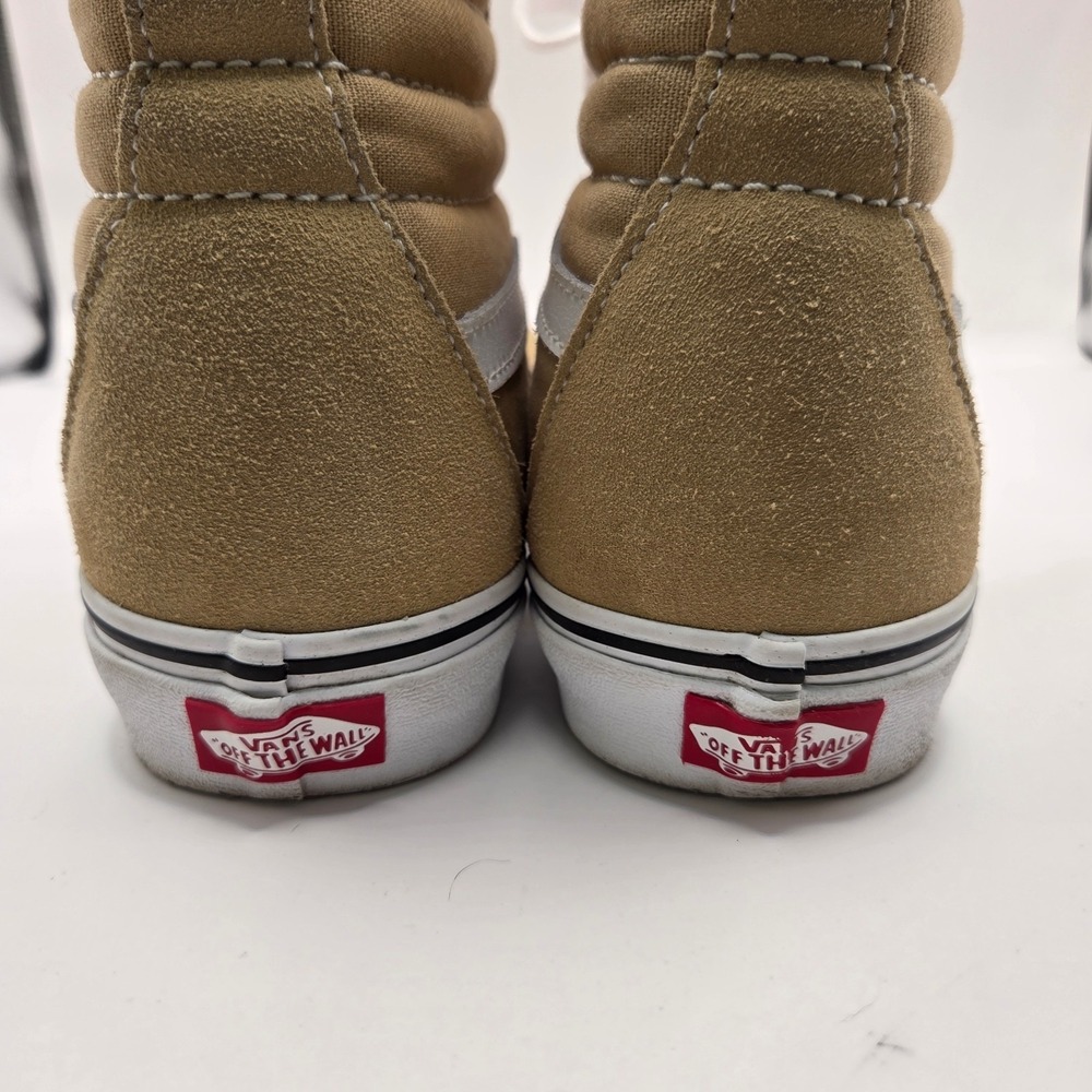 Vans Sk8-Hi Taos‎ Taupe Men's 8.5 Women's 10 Suede Skate Tan - Picture 8 of 8